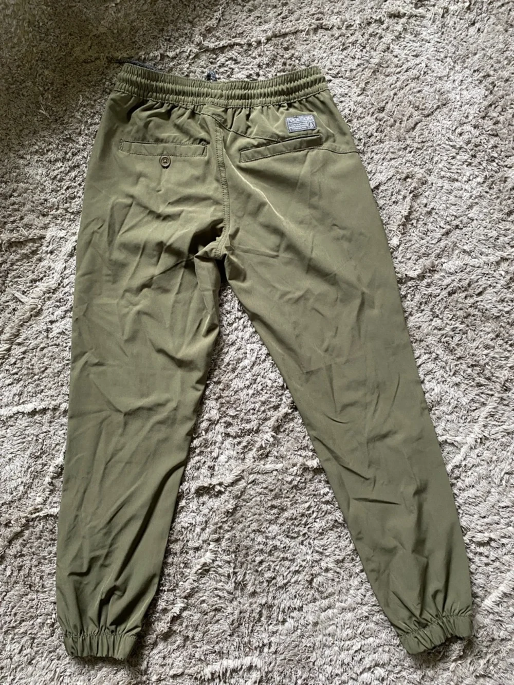 Volcom Olive Green Drawstring light pants - Picture 3 of 5